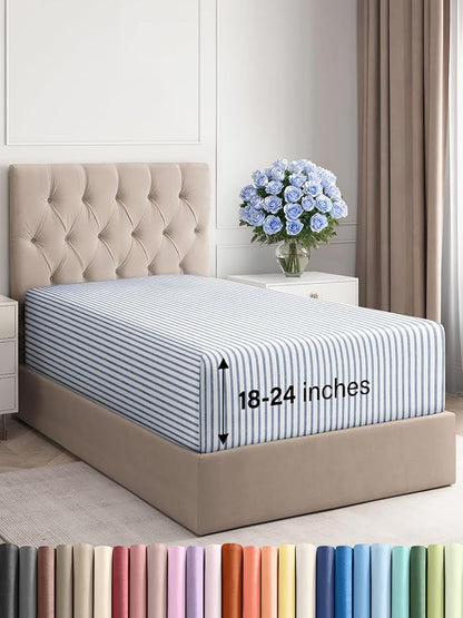 Extra Deep Twin XL Fitted Sheet by CGKUnlimited