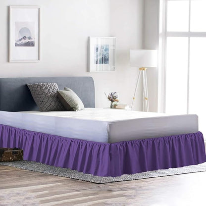 Ruffled Bed Skirt 18 Inch Drop Dust Ruffle - Image 4