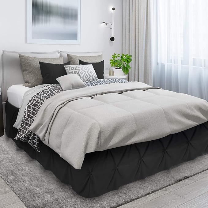 Nestl Pinch Pleat Twin Bed Skirt - Image 3