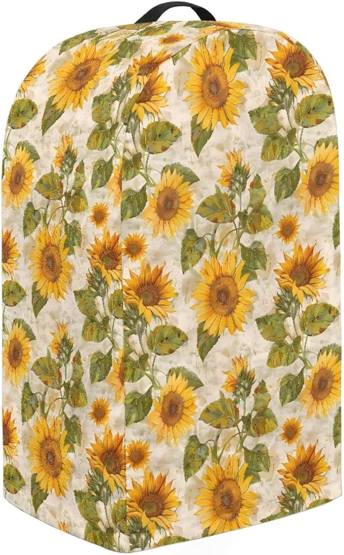 Sunflowers Patterns Blender Dust Cover Food Processor Cover Kitchen Machine - Image 4