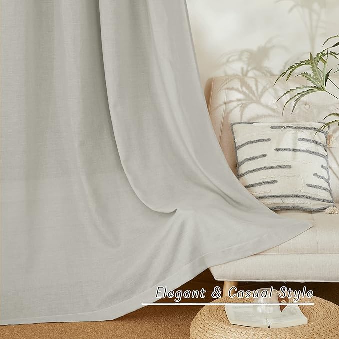 NICETOWN Linen 36 inch Curtains - Image 6