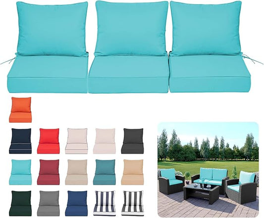 Outdoor Seat Cushions for Patio Furniture, Outdoor Chair Cushion by Vulacko