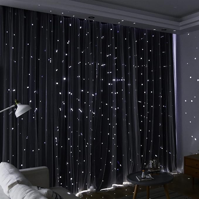 Kinryb Kids Star Cutout Curtains - Image 5