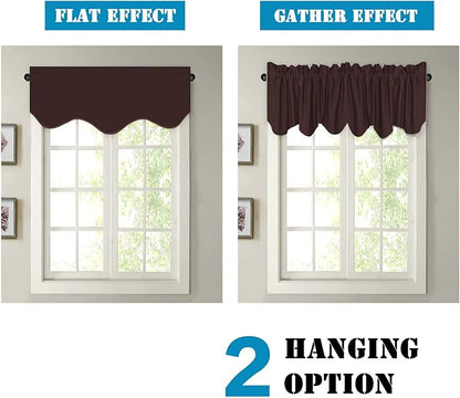 H.VERSAILTEX 4 Panels Blackout Curtain Valances - Image 5