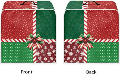Coffee Maker Cover Christmas Holiday Dust Resistant Small Kitchen Appliance - Image 2