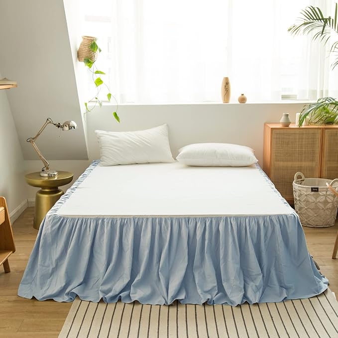 BISELINA French Linen Bed Skirt - Image 5