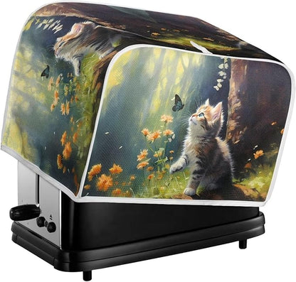 Cat Butterfly Printed Toaster Cover - Image 6