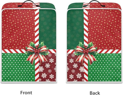 Coffee Maker Cover Christmas Holiday Dust Resistant Small Kitchen Appliance - Image 2