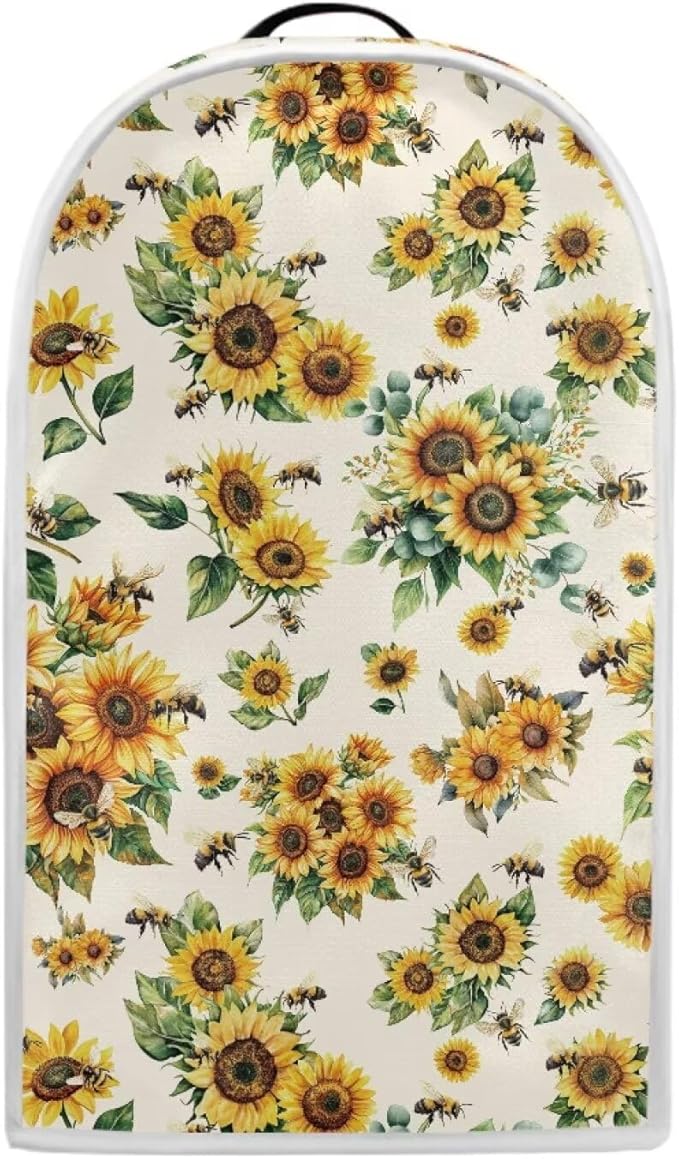 Talayituse Sunflower Bee Print Blender Dust Cover, Fingerprint Protection Cover by Talayituse