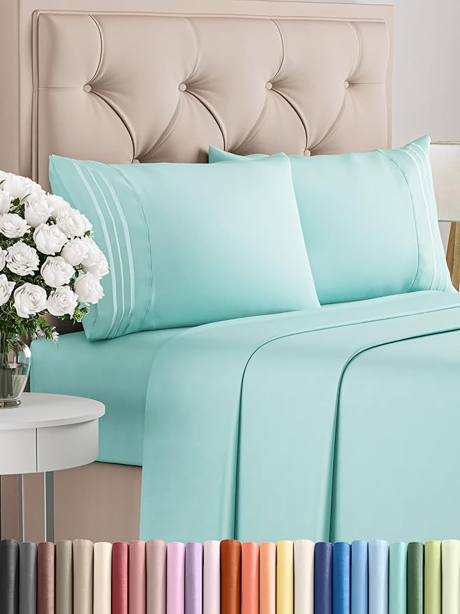 Queen Size 4 Piece Sheet Set by CGKUnlimited