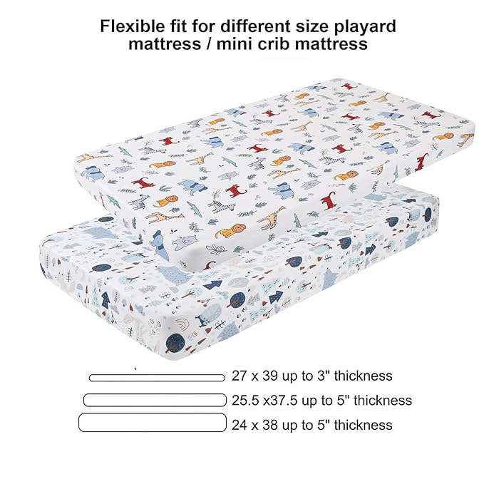 Onacosht Pack and Play Sheets 3 Pack - Image 4
