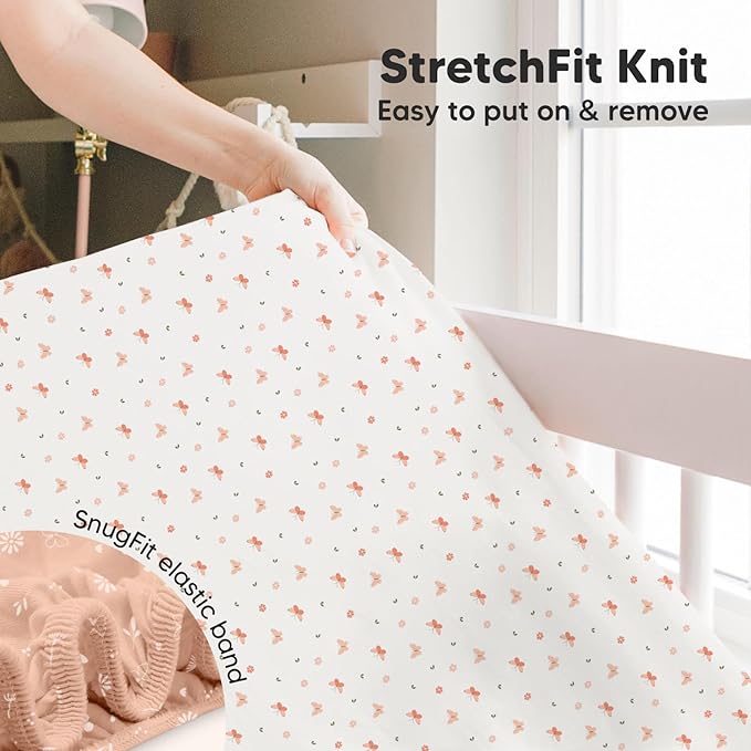 KeaBabies 2-Pack Baby Crib Sheets - Image 6