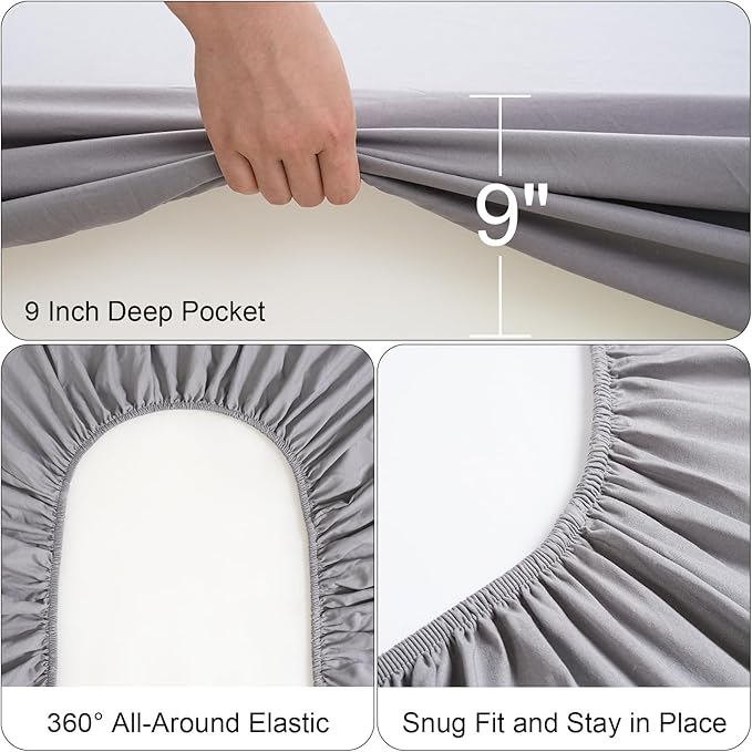 Cot Sheets 31" x 75", Cot Sheet Set 4 Piece - Image 4