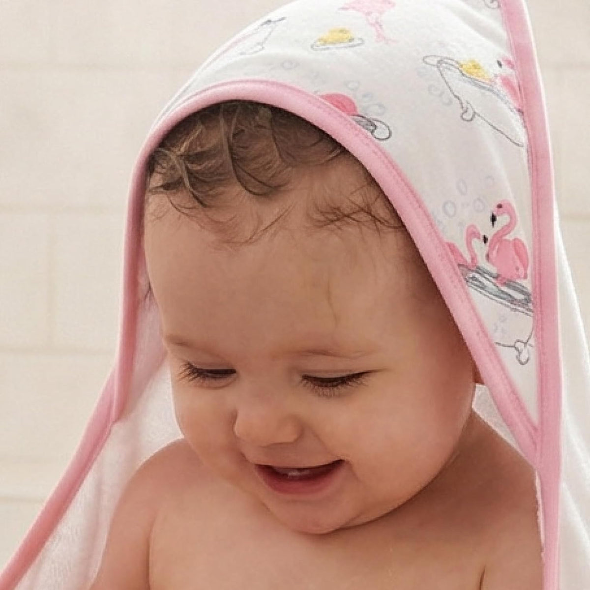 butterblu harper - 100% organic cotton hooded towels, close-up detail