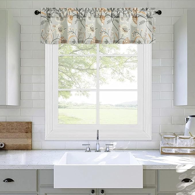Leeva Rustic Kitchen Valances for Windows - Image 2