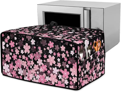 Waterproof Toaster Oven Cover Cherry Blossom Print Dust-Proof Microwave Oven by HwzdsyxlCreativeHomeDecor
