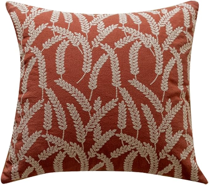 18x18 Inches Thanksgiving Fall Throw Pillow Orange Pillow Covers Pumpkin Pillow by Mussepera