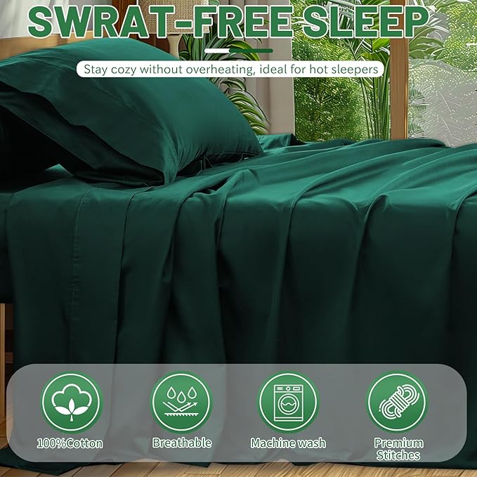 Extra Deep Pocket King Sheets 18-24 Inch 100% Egyptian Cotton 1000 Thread Count - Image 6
