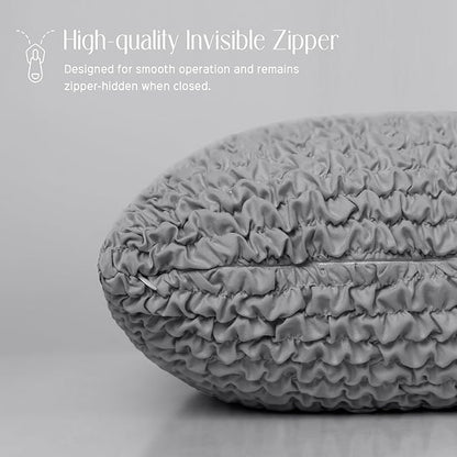 Throw Pillow Covers 18x18 Inch Solid Stretch Fabric Flexible Size Decorative - Image 6