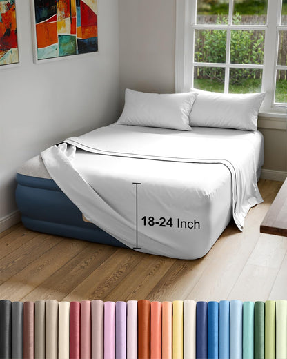 air mattress sheet set for full size, main product view