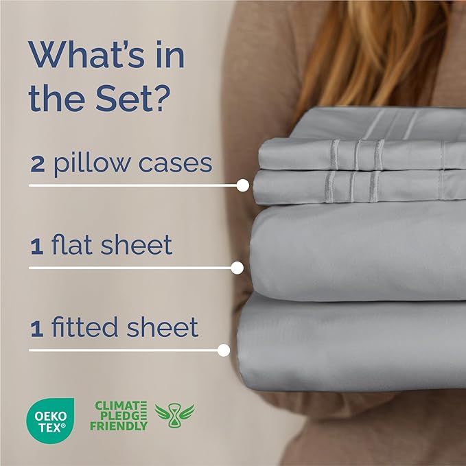 King Size 4 Piece Sheet Set - Image 2