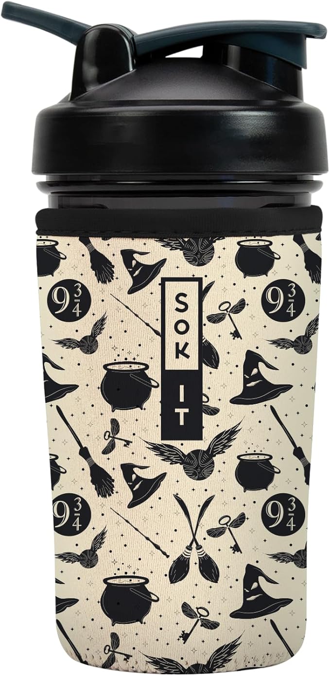 Sok It BotlSok Protein Blender Shaker Bottle Sleeve Insulated Neoprene Cover by SokIt