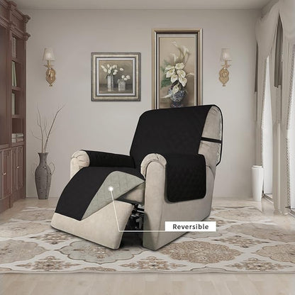 Easy-Going Recliner Chair Slipcover Reversible Sofa Cover Water Resistant Couch - Image 2