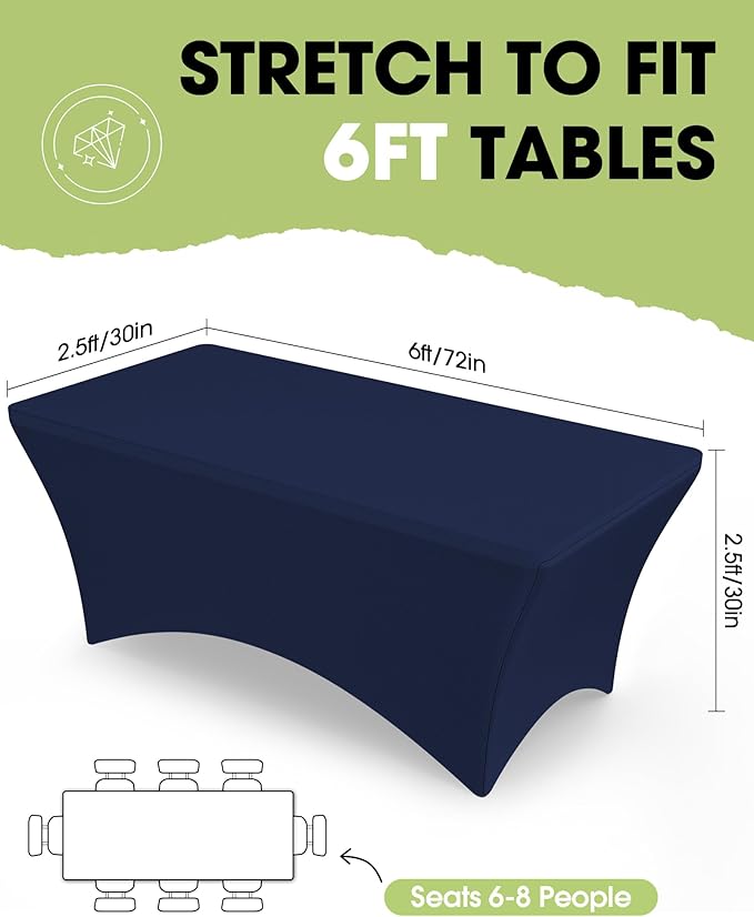 Pureegg Spandex Tablecloth 6ft - Image 2