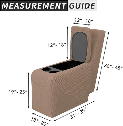Easy-Going 2-Piece Recliner Console Cover - Image 4