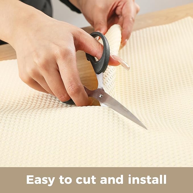 100% EVA Shelf Liner for Kitchen Cabinet, Dresser Pantry Bathroom Refrigerator - Image 4