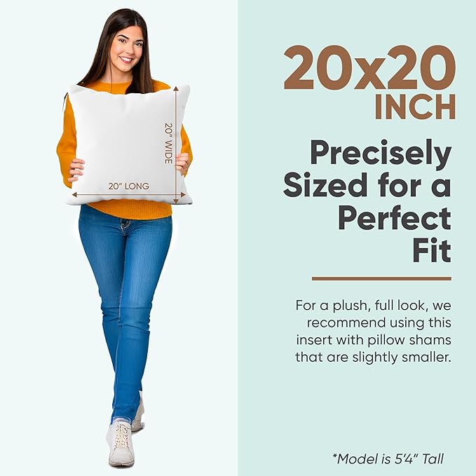 Pillowflex Synthetic Down Alternative Pillow Inserts - Image 2