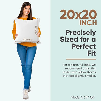 Pillowflex Synthetic Down Alternative Pillow Inserts - Image 2