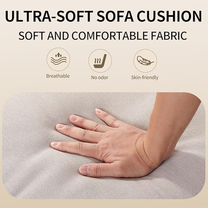46x18 Outdoor High Back Chair Cushions | Waterproof & UV-Resistant Patio - Image 5