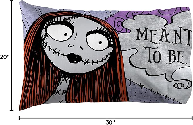 Disney Nightmare Before Christmas Meant to Be 2-Pack Reversible Pillowcase - Image 5