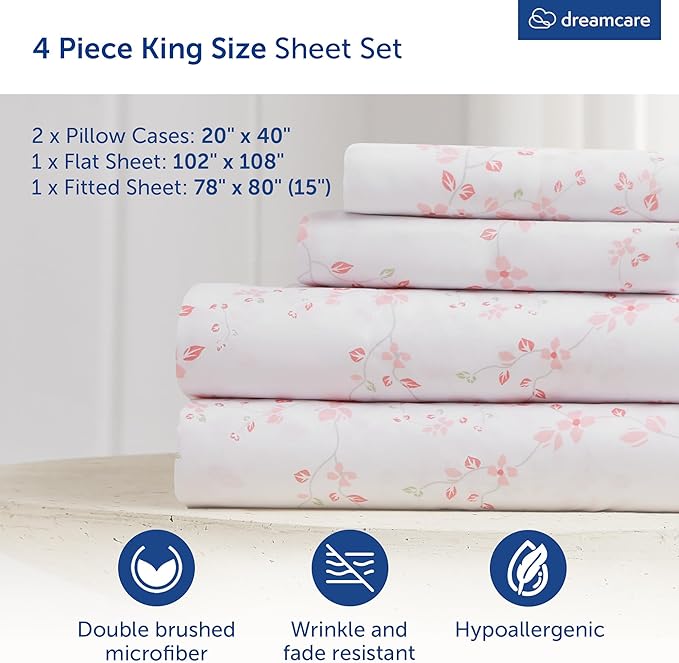 DREAMCARE King Size Sheets - Image 3