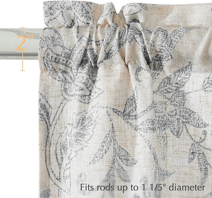 jinchan Floral Kitchen Curtains - Image 4
