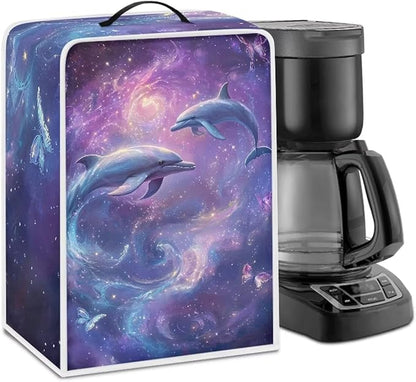 Mumeson Galaxy Dolphin Coffee Maker Cover, Blender Dust Cover Juice Machine by Mumeson