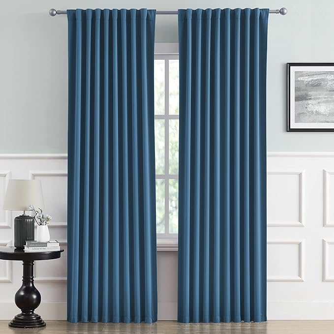 DUALIFE Blackout Curtains for Bedroom - Image 2