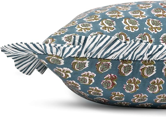 Ridhi Modern Farmhouse Pillow Covers Decorative Cotton Throw Pillow Covers Set - Image 5