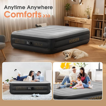 Air Mattress Queen with Built in Pump, Thicker Blow up Mattress Leak-Proof - Image 8
