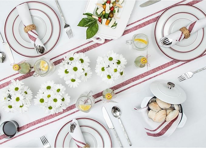 Solino Home Linen Table Runner 90 Inches Long - Image 3