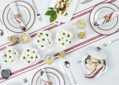 Solino Home Linen Table Runner 90 Inches Long - Image 3