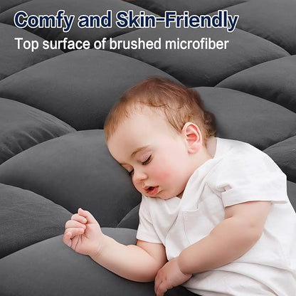 SOPAT Mattress Topper Cal King Size Extra Thick Mattress Pad 8-21" Deep Pocket - Image 3
