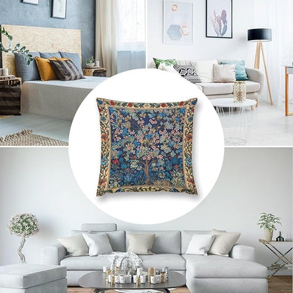 William Morris Floral Original Throw Pillow Covers Boho Art Retro Design Cozy - Image 6