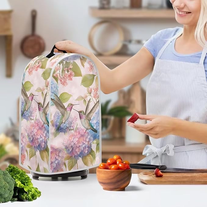 Hummingbird Kitchen Blender Cover Toaster Cover 2 Slice Washable Kitchen - Image 2