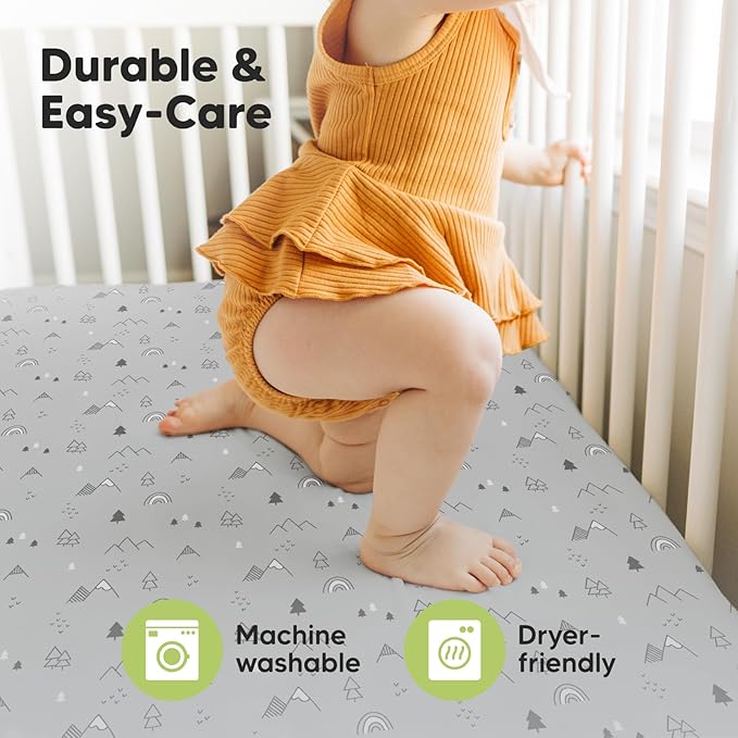 KeaBabies 2-Pack Baby Crib Sheets - Image 7