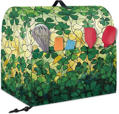 St. Patrick's Day Mixer Covers Shamrock Kitchen Aid Stand Mixer Dust Covers - Image 2