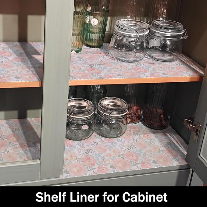 Peony Shelf and Drawer Liner for Kitchen, Non-Adhesive and Strong Non-Slip - Image 6