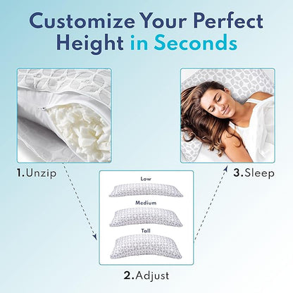 BLISSY Adjustable Memory Foam Pillow - Image 2