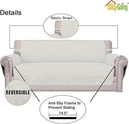 Easy-Going Sofa Slipcover Reversible Loveseat Sofa Cover Couch Cover - Image 3